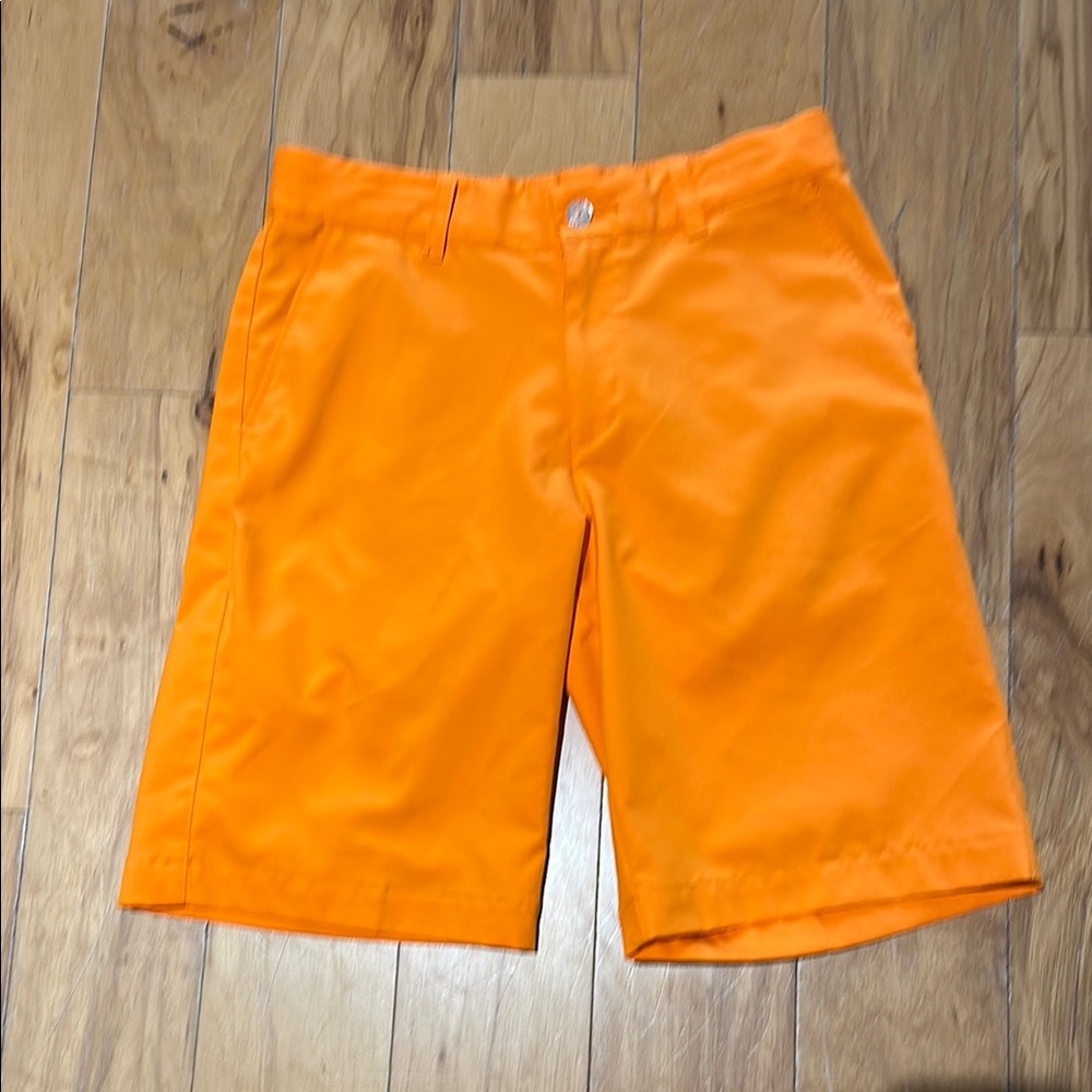 Boys Puma Orange Shorts